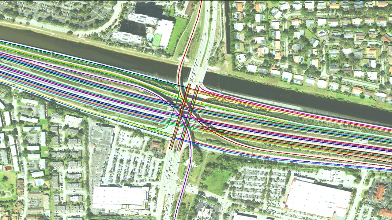 Analysis segmentation of a multi-lane highway to develop customized, data-driven solutions