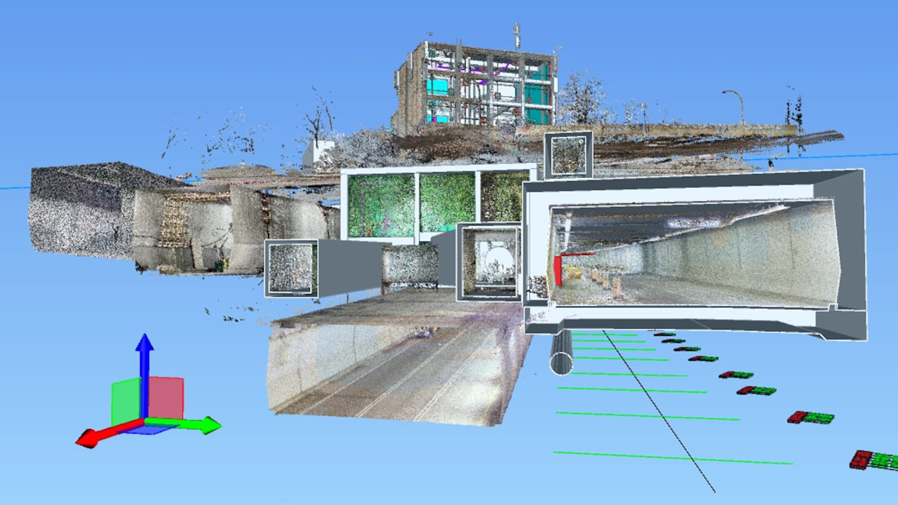 BIM modeling image from tunnel project