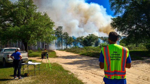 Tetra Tech partnered with EPA to deliver air quality monitoring at a burn site near Newton, Georgia