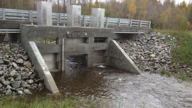 The Tetra Tech designed dam including real-time controls to ensure effective operation of the flood protection
