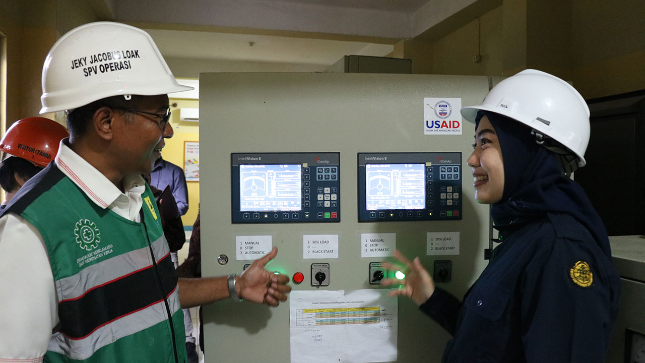 Inspecting an automatic dispatch system ICED II installed in PLN’s Sumba Timur mini-grid