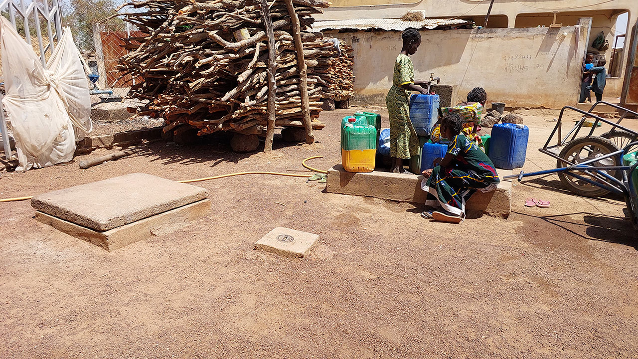 A common household in a target area of Mali where Tetra Tech is working to expand access to clean water