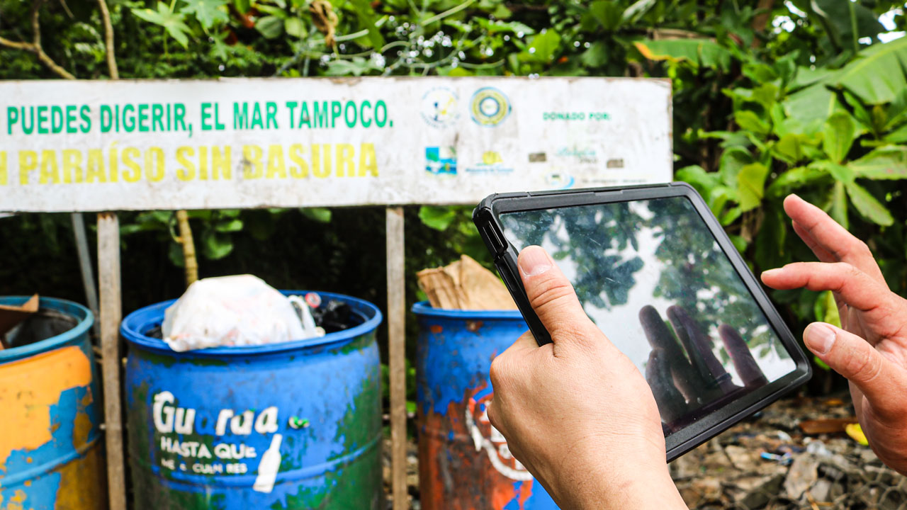 Tetra Tech tablet-based application for collection and analysis of waste disposal data