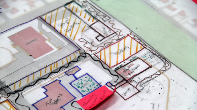 Conceptual master plan drawing