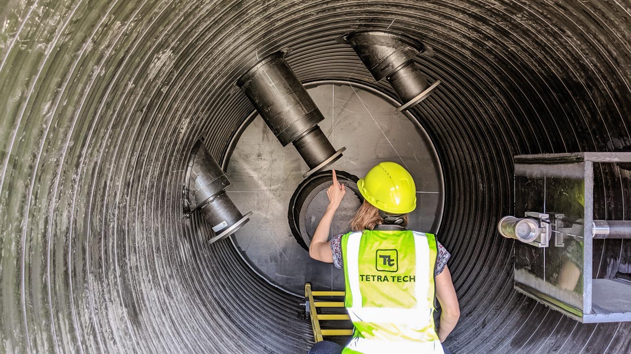 Field technician following established protocols during routine inspection