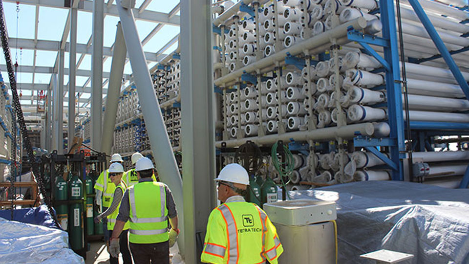 Claude "Bud" Lewis Carlsbad Seawater Desalination Plant Reverse Osmosis Racks
