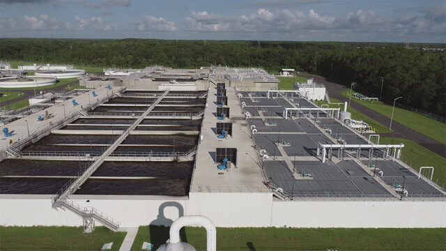 Six new biological treatment trains at the Hillsborough County Northwest Regional Water Reclamation Facility in Florida