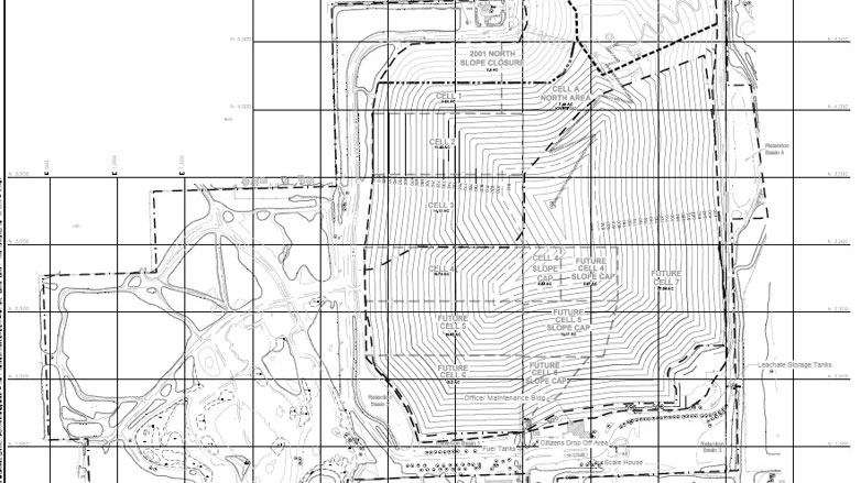 Figure 7: Plan view from permit application plan