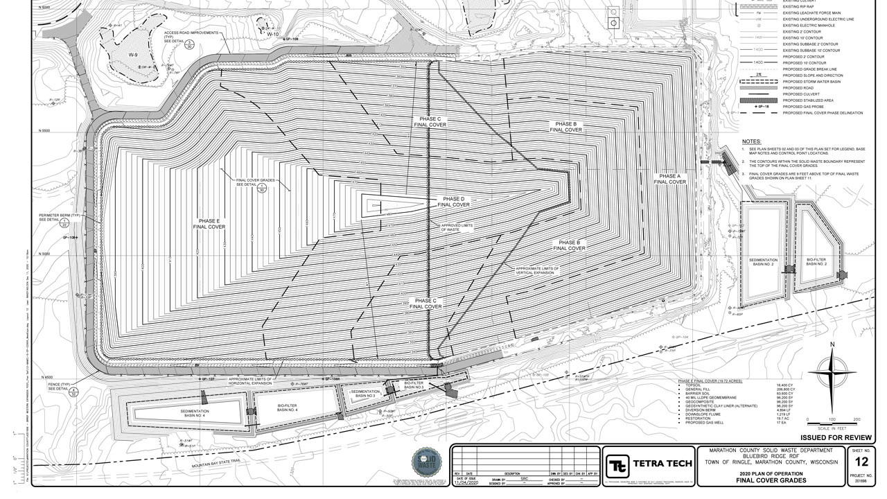 Figure 1: Final site plans are used as the basis for the 3D model