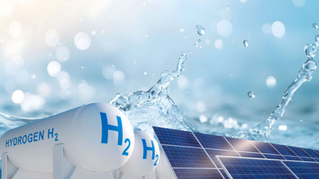 Graphic representing water requirements for hydrogen production