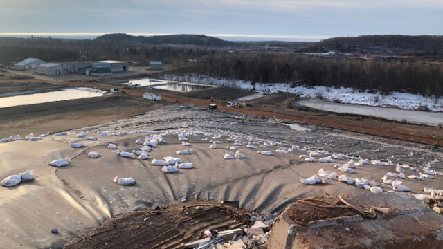 View from the top of the Marquette County landfill