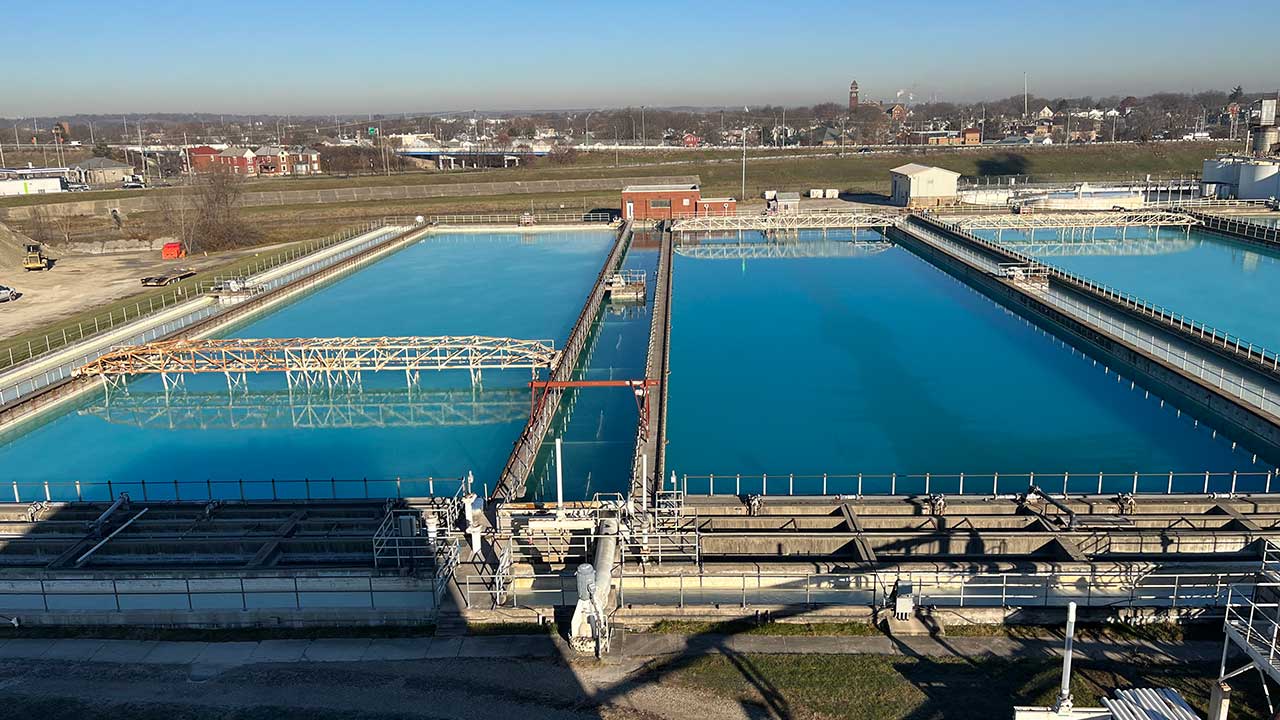 A view of the Ottawa Water Treatment Plant where Tetra Tech’s identifying PFAS treatment solutions