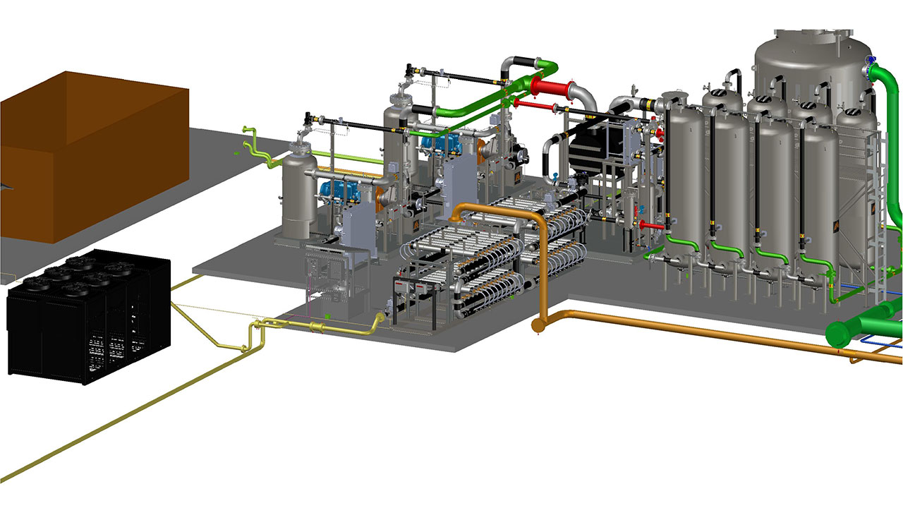 3D preliminary design of BCS-2 1,440 SCFM capacity
