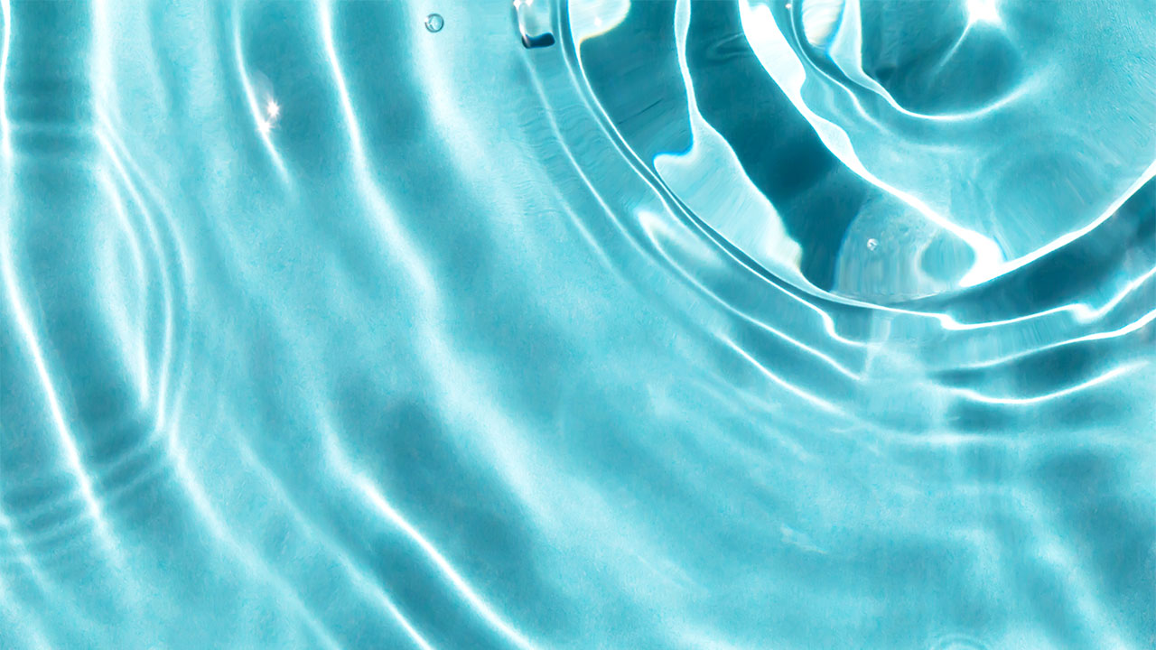 Ripples on the surface of water