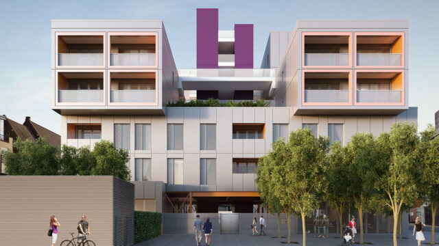 Render image of modular homes