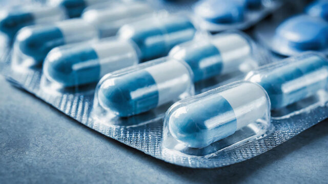 Up close imagery of health supplement