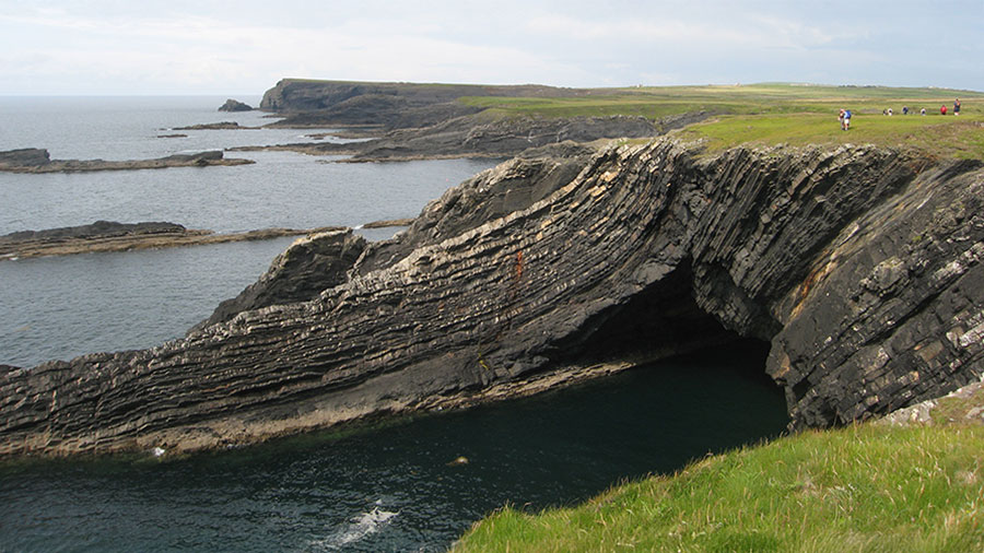 View of coastline on Gull Island 