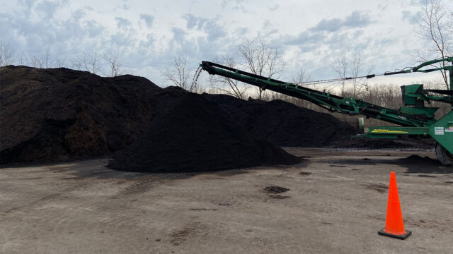 Photo of a composter at a worksite