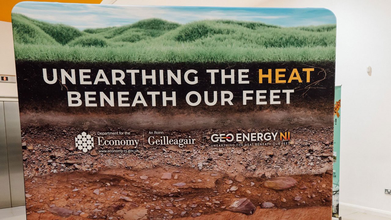 A promotional banner displaying the phrase “Unearthing the Heat Beneath Our Feet”