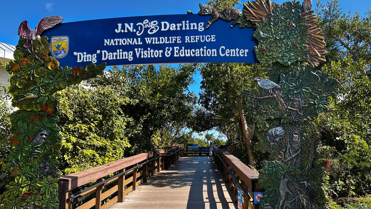 Entrance to J.N. "Ding" Darling Wildlife Refuge
