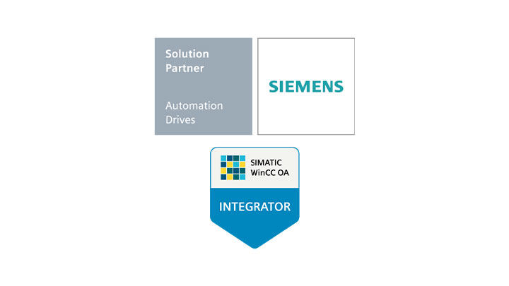 Siemens Logo and Integrator Badge