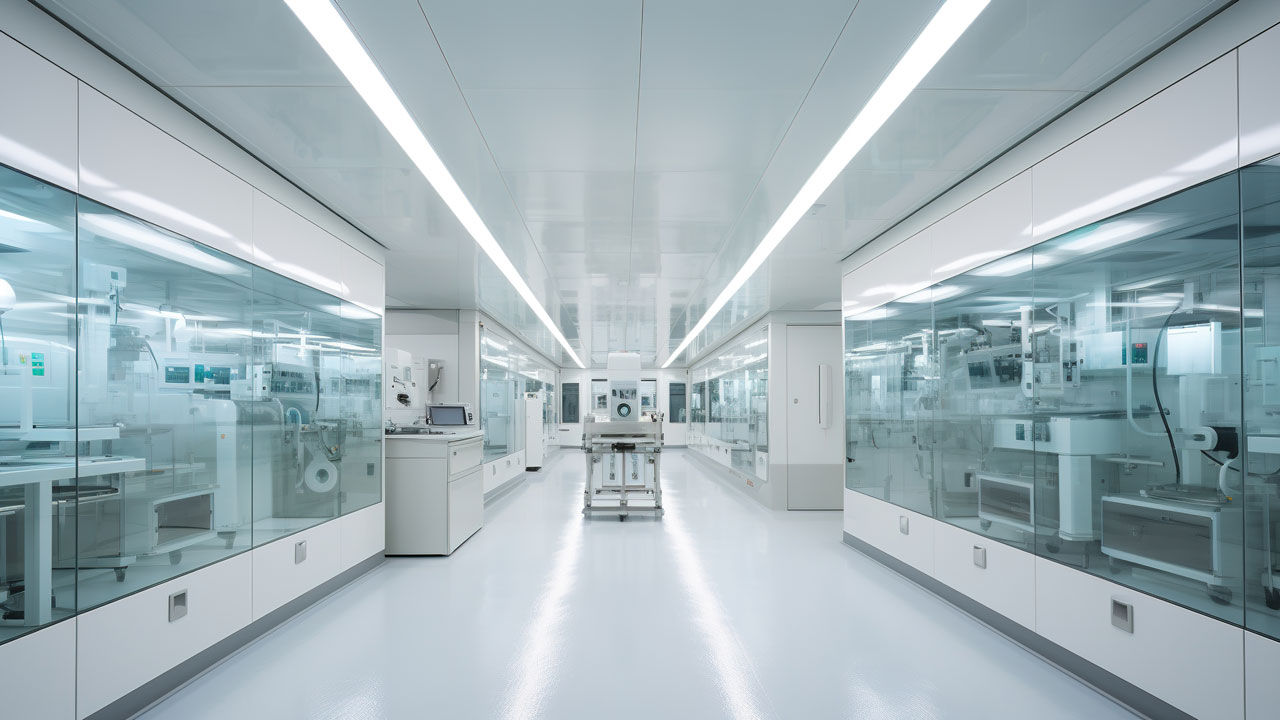 Cleanroom for large scale production