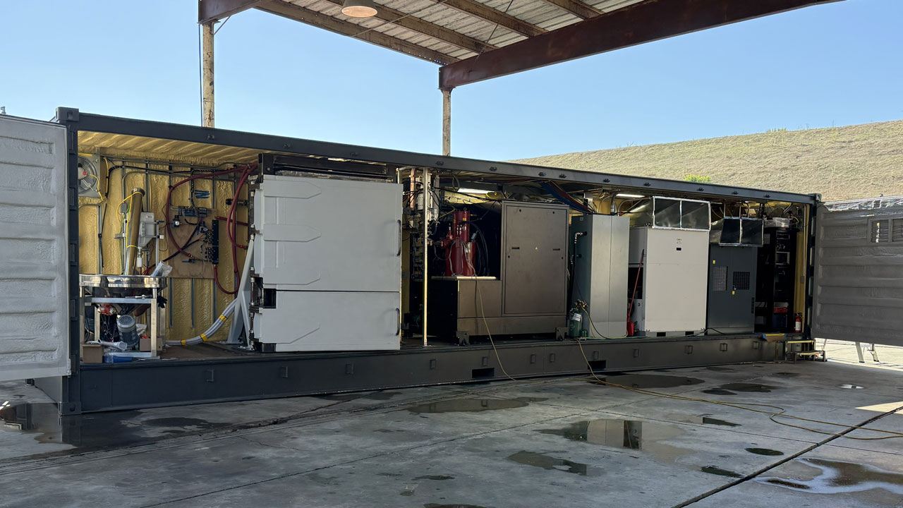 Newly fabricated eBeam system